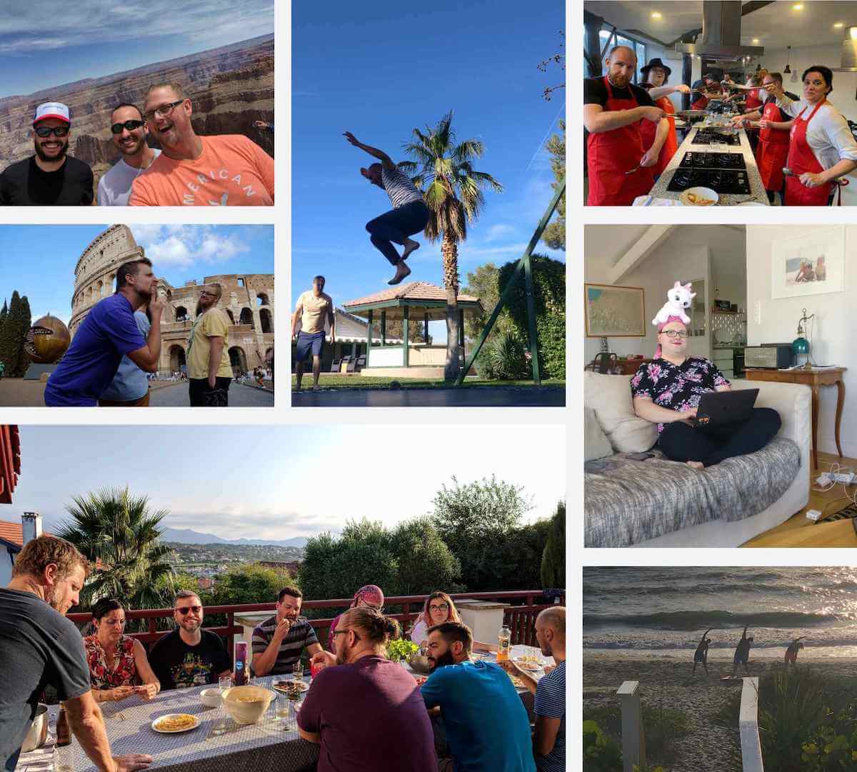 The DNSimple team during recent retreats