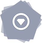 black and white Hanami logo