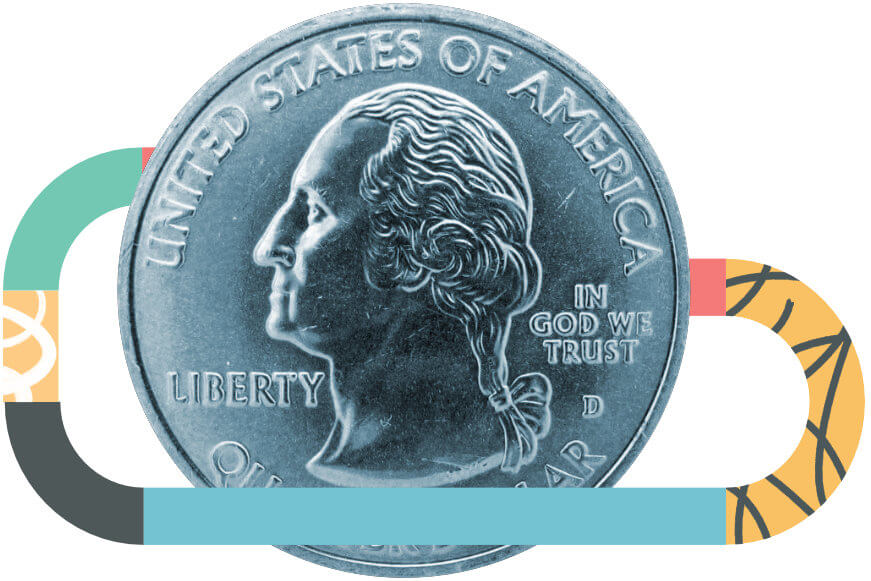 Image of a quarter
